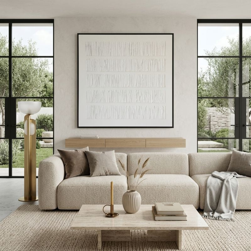 【STRATAWHITE】受注製作立体アートパネル60×60cm80cm×80cm選べる額縁カラーモダンインテリアアブストラクトアートジャパンディ北欧テイスト壁掛けアートパネルモノトーンリビングおしゃれ壁飾りストラタ